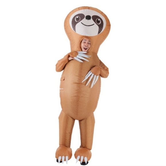Morphsuits Inflatable Sloth Kids Costume - Brown - Picture 1 of 5